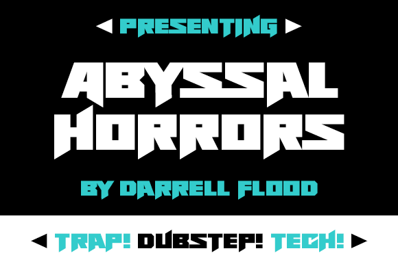 Abyssal Horrors: A Bold Display Font That Elevates Handmade Designs