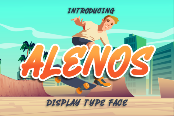 Alenos: A Playful Display Font That Elevates Your Business Branding
