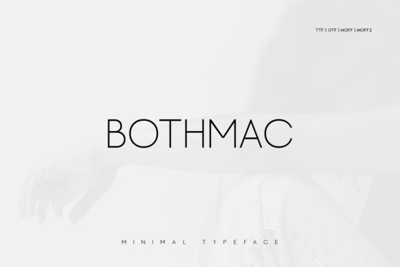 Bothmac: A Modern Display Font That Elevates Handmade Branding