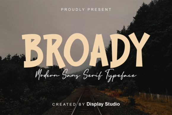 Broady: A Modern Display Font That Elevates Handmade Branding