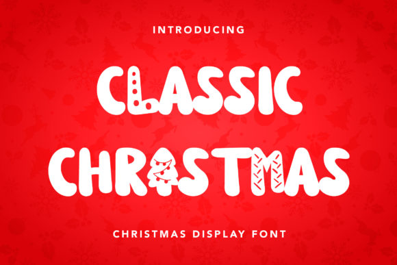 Classic Christmas: A Jolly Display Font for Crafters and Sellers