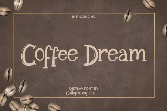 Coffee Dream: A Handwritten Display Font for Casual Branding Projects
