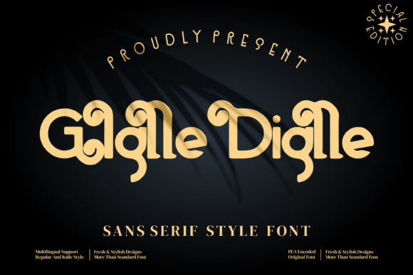 Giglle Diglle: A Vintage Display Font That Elevates Web Design