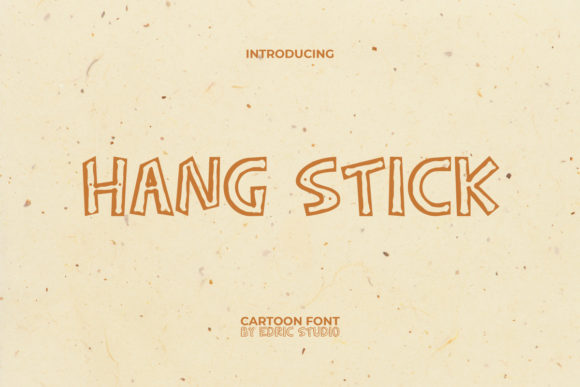 Hang Stick Font: A Stylish Display Typeface for Small Business Branding
