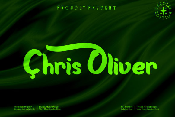 How Chris Oliver Font Transformed My Bakery Branding