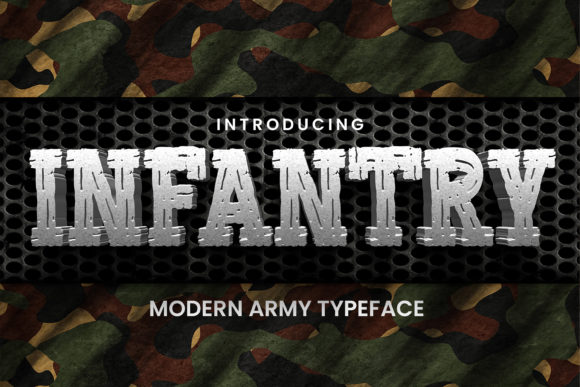 Infantry: A Bold Display Font for Modern Web and Digital Design