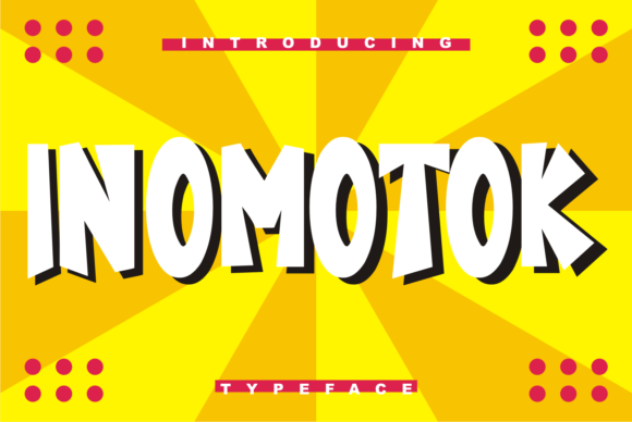 Inomotok: A Bold Display Font for Business Branding