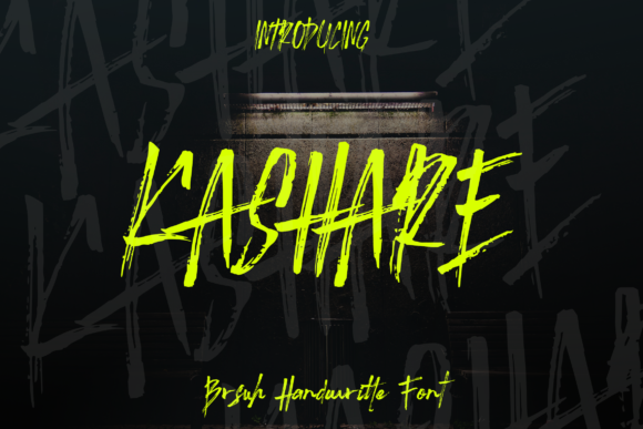 Kashare: A Bold Display Font for Handmade Labels, Invitations, and Creative Packaging