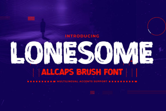 Lonesome: A Handcrafted Display Font for Modern Editorial Design