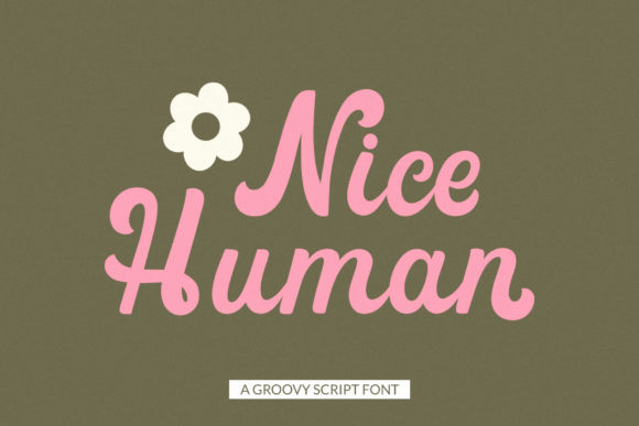 Nice Human: A Bold Display Font That Elevates Your Brand
