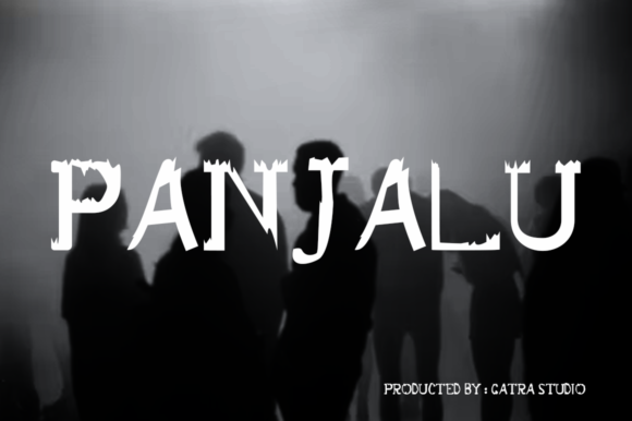 Panjalu: A Cool & Creepy Display Font for Crafters and Makers