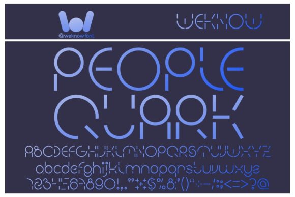 People Quark Font: A Bold Display Typeface for Modern Branding