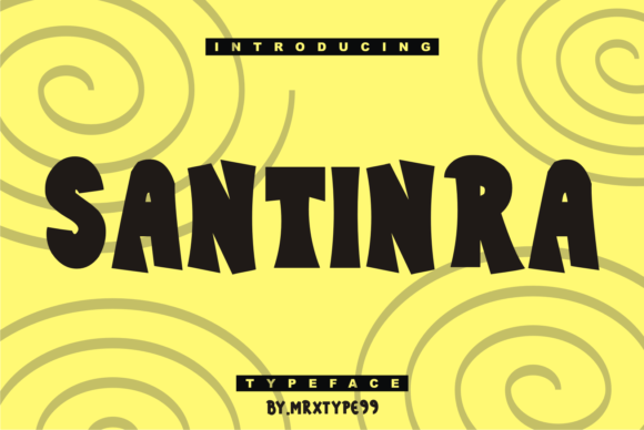 Santinra: A Bold Display Font for High-Impact Campaign Visuals
