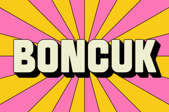 SK Boncuk: How a Bold Display Font Transformed My Campaign Visuals