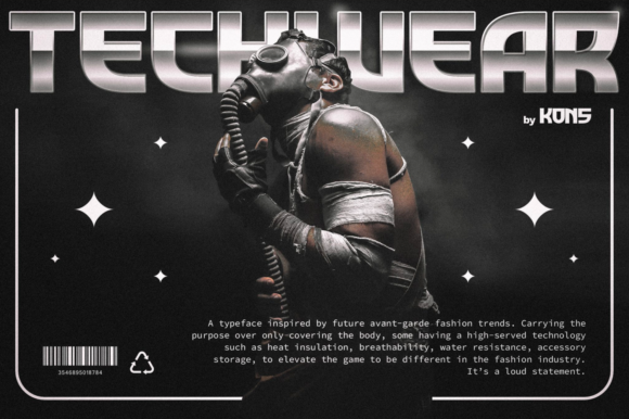 Techwear Font: Bold Design for Business Branding