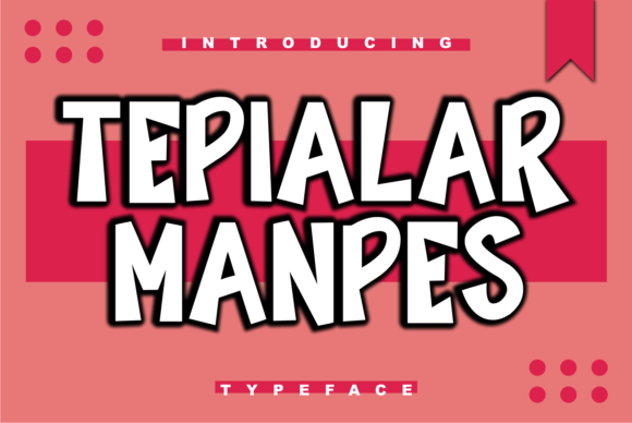 Tepialar Manpes: A Bold Display Font for Modern Marketing Visuals
