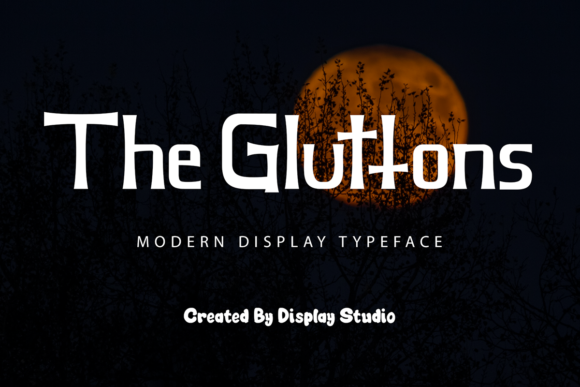 The Gluttons: A Bold Display Font for Modern Editorial Design