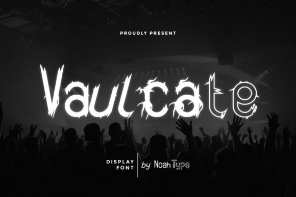 Vaulcate: A Bold Display Font for Editorial Design and Branding